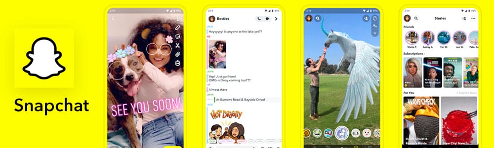 Snapchat for video calling Snapchat for video calling