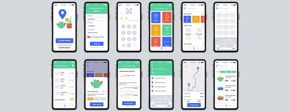 food delivery app features