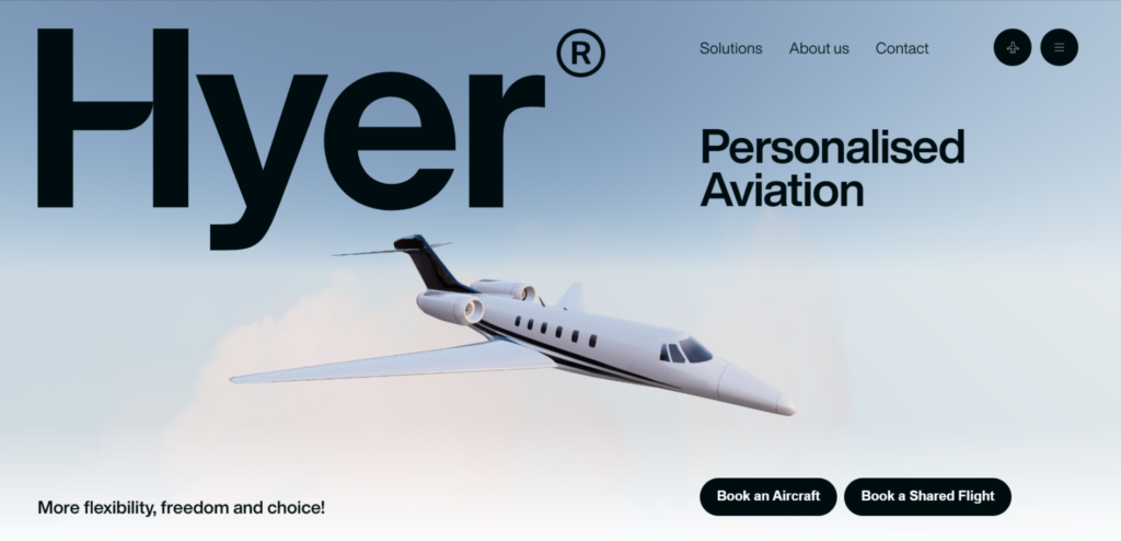 Hyper - Personalised Aviation. 