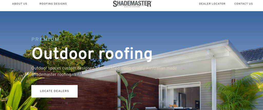 Shademaster website 