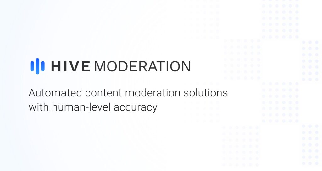 HIVE MODERATION AI Tools