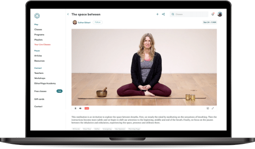 ekhart yoga dashboard